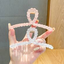 1pc Japanese & Korean Style Candy-colored Hair Clip For Adult, With Matte Texture, Suitable For Spring Hairstyles - Baby Blue - View 9