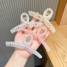 1pc Japanese & Korean Style Candy-colored Hair Clip For Adult, With Matte Texture, Suitable For Spring Hairstyles - Baby Blue - View 10