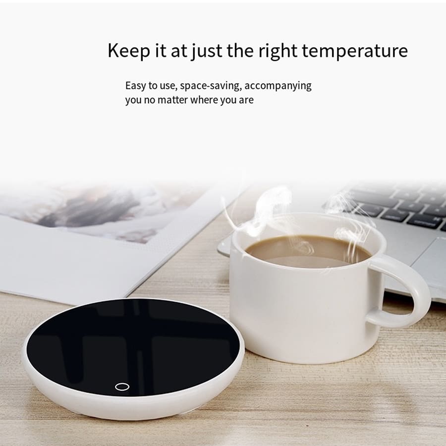 1 Miếng 18W Trắng Cắm vào Bảng Gốm sứ Làm nóng Cúp Ấm áp hơn Với Tự động Công tắc Và Nhiệt độ không đổi Chức năng , Thích hợp Đối với Nhiều loại Đáy phẳng Cốc - trắng - Xem 1