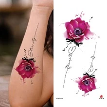 Tatuajes Temporales - Rojo - Ver 3