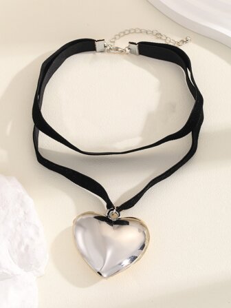 愛心掛飾頸鏈