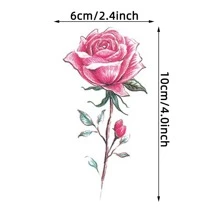 30 Sheets Floral Pattern Waterproof Temporary Tattoo Sticker - Multicolor - View 4