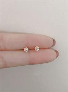 CHOSHILAR Anting Pejantan - Yellow Gold - View 2