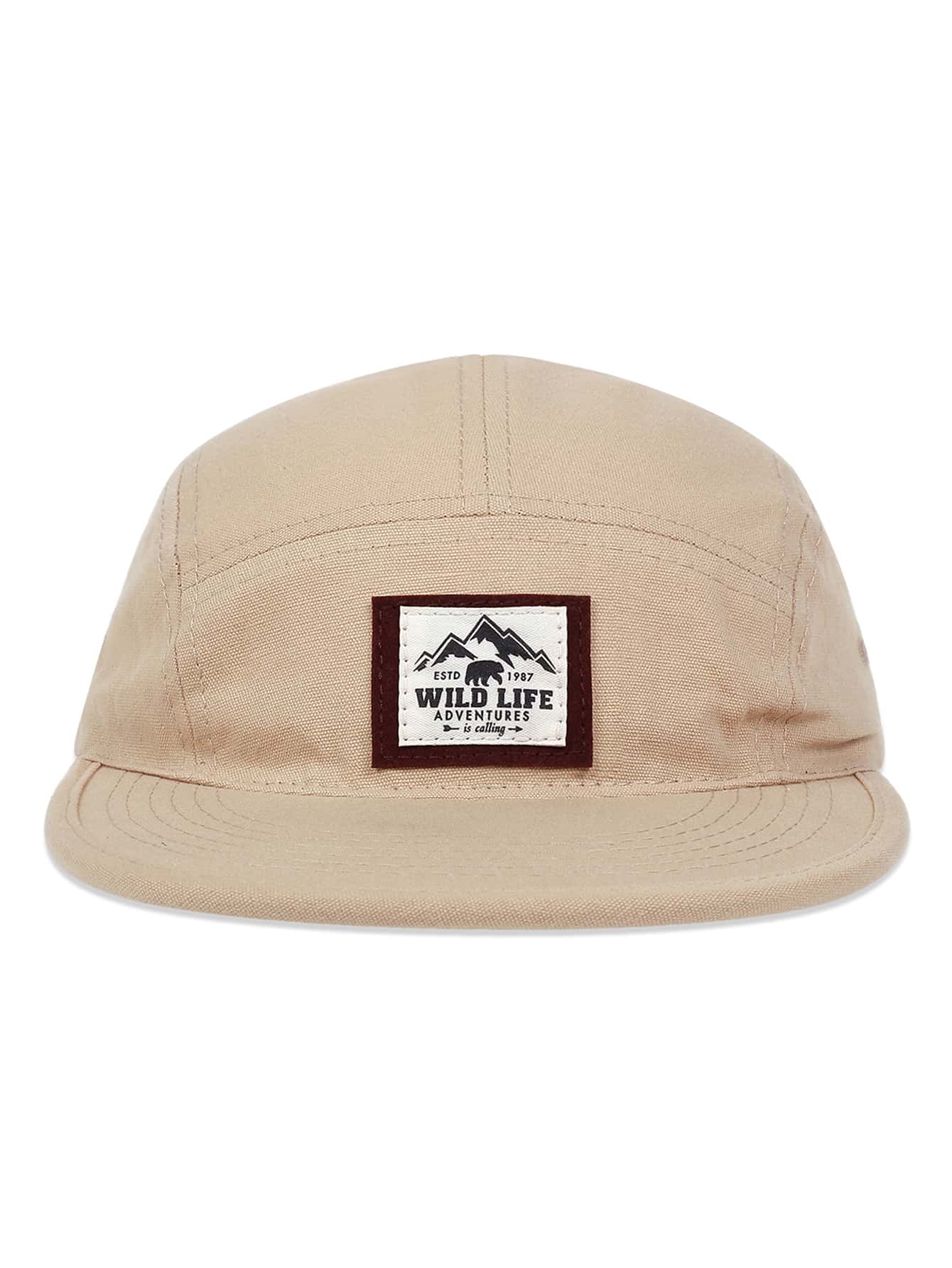 1pc Women's Hat - Khaki - View 1