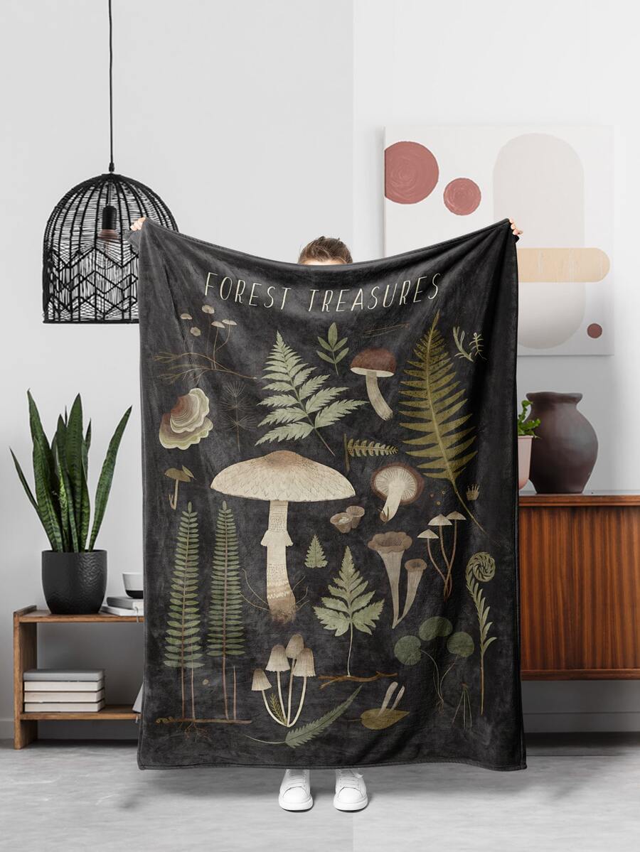 1件絨毛床/沙發/空調毯,生日禮物