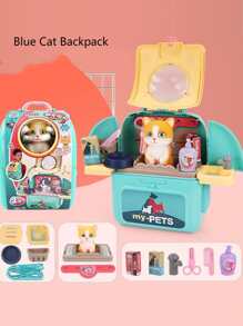 兒童假裝玩具貓洗澡玩具