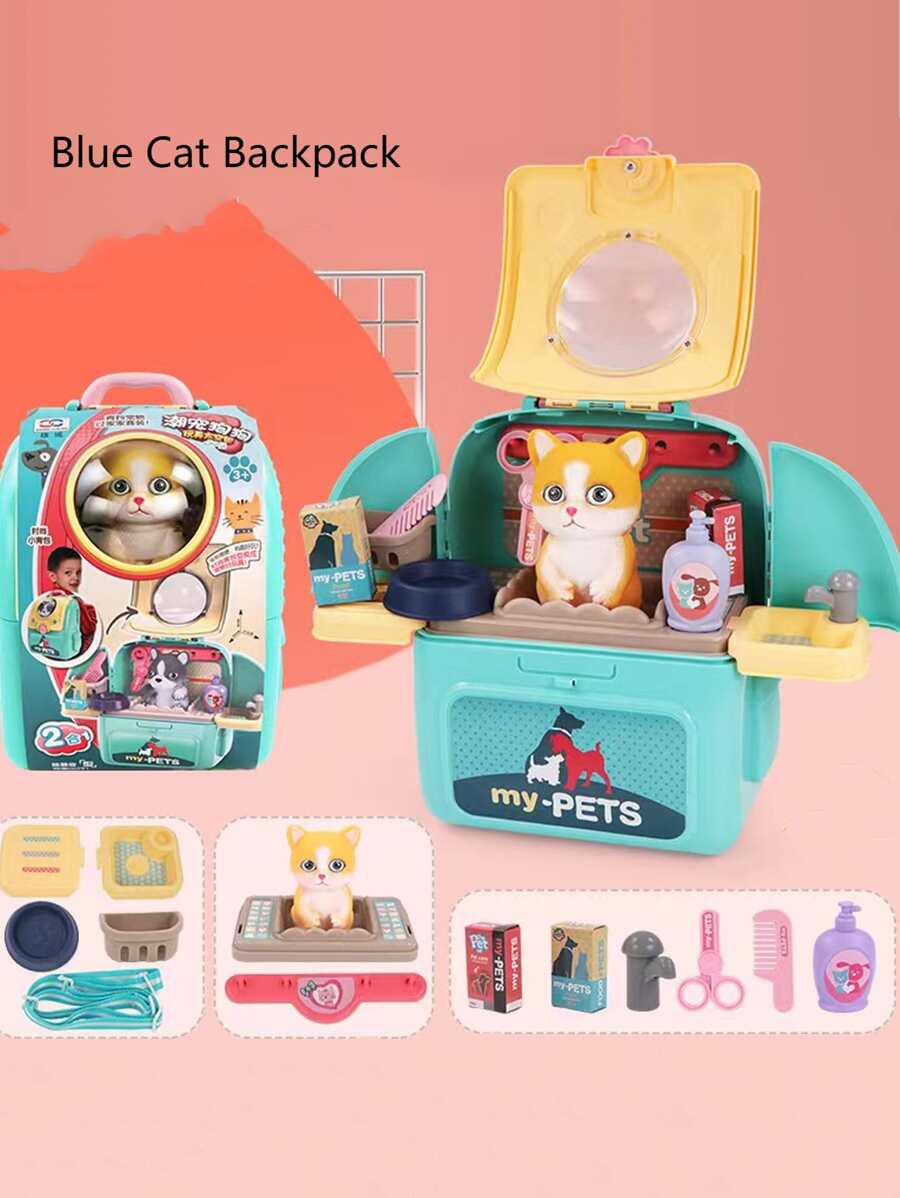 兒童假裝玩具貓洗澡玩具