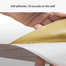 2入組自黏式3D立體聲牆紙,防水&防潮剝和棒牆貼適用於臥室背景