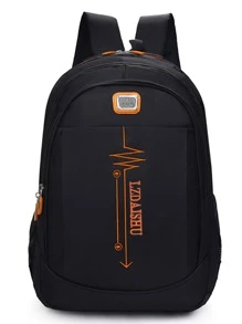 开学季男生用这款书包，这款书包是韩国爆款，容量大，适合初高中校园休闲出行和郊游。 - 黑色 - 查看 4