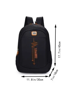 开学季男生用这款书包，这款书包是韩国爆款，容量大，适合初高中校园休闲出行和郊游。 - 黑色 - 查看 7