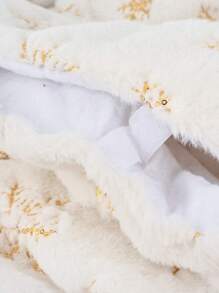 1pc Christmas Tree Skirt Decoration For Holiday Decoration And Party - White - View 6