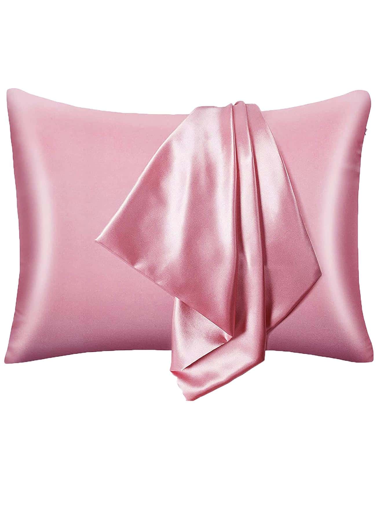 1pc Satin Pillowcase Without Filler SHEIN USA