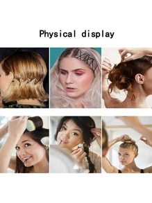 50/20 chiếc kẹp tóc kim loại cho nữ, phụ kiện tóc màu đen, kẹp tóc cài đầu, thích hợp sử dụng hàng ngày, kẹp tóc tạo kiểu cho thợ làm tóc và cô dâu, đồ dùng học tập, phụ kiện đội đầu, kẹp tăm. - màu đen - Xem 4