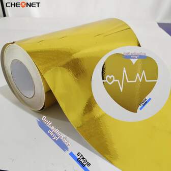 1 יחידות 30cmx122cm/12in*4FT דבק עצמי ויניל זהב כסף רוז גולד גלוסי צבעים קבועים ויניל ו לְהַעֲבִיר קלטת סרט DIY מותאם אישית מלאכה