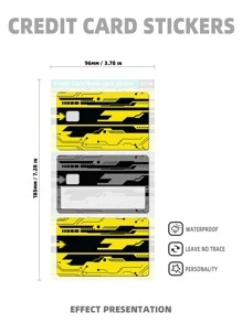 Pegatinas Para Tarjetas De Crédito - Multicolor - Ver 6