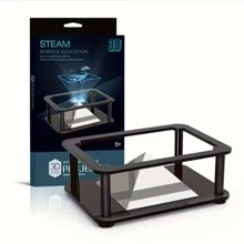 1 pieza 3d holograma proyección Juguete - Negro - Ver 1