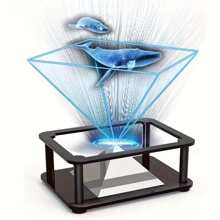 1 pieza 3d holograma proyección Juguete - Negro - Ver 3