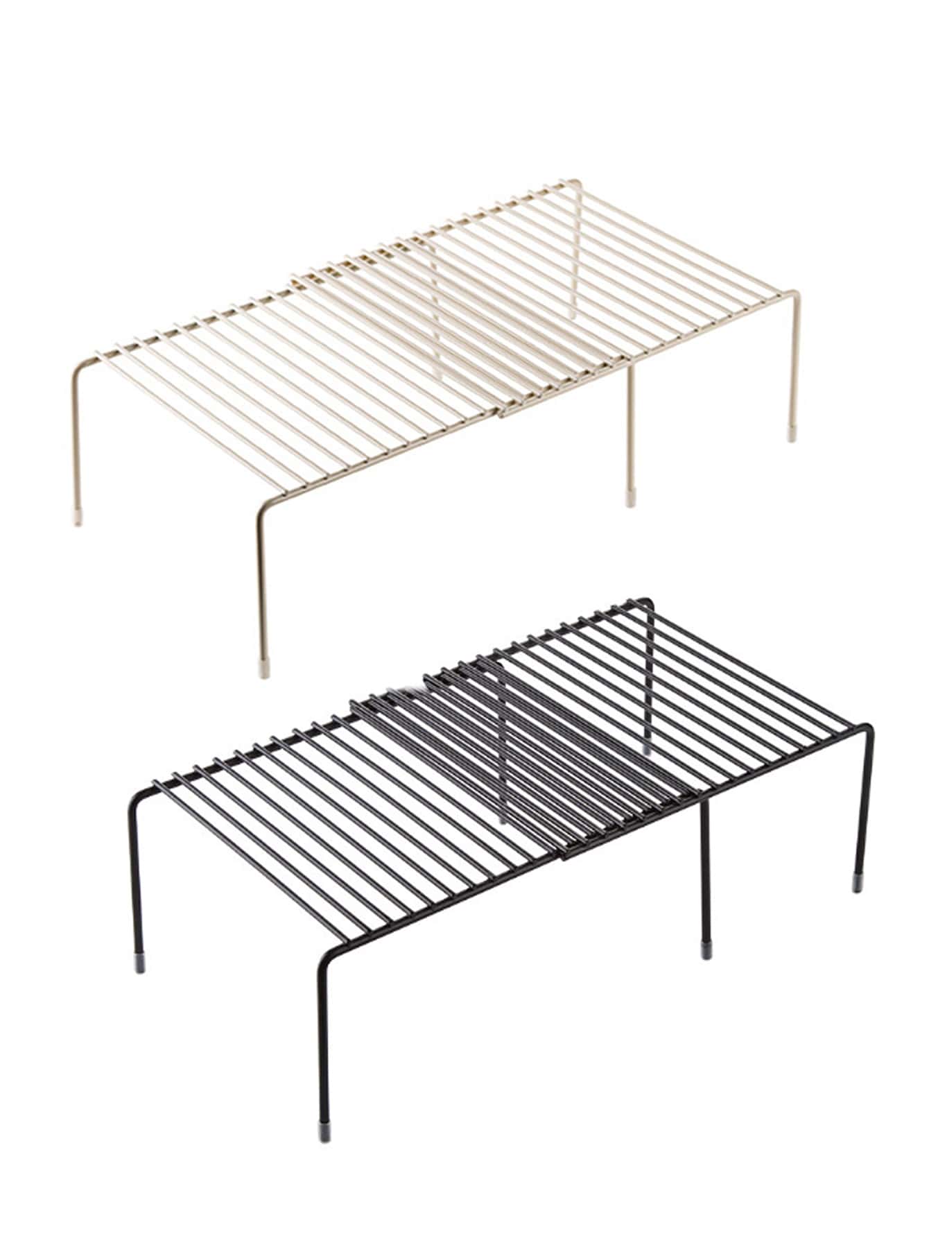 Kitchen Iron Extendable Storage Rack For Seasoning Bottles 1pc Random Color (Note: Due To Shipping, There May Be Slight Peeling Of The Paint On The Rack Surface, Which Does Not Affect Usage And Is A Normal Occurrence, Not A Quality Issue).
