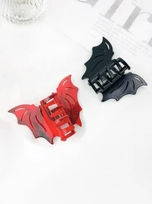 1 chiếc kẹp tóc hình con dơi phong cách Gothic dành cho nữ dùng trong tiệc Halloween - màu đen - Xem 7