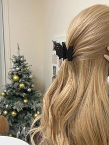 1 chiếc kẹp tóc hình con dơi phong cách Gothic dành cho nữ dùng trong tiệc Halloween - màu đen - Xem 5