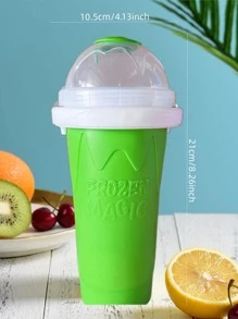 1入組冰杯子破冰杯子夏天搖杯子杯子 - 綠色 - 查看 2