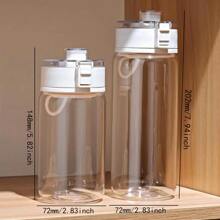 VANLFY Transparent Portable Water Bottle - Clear - View 2