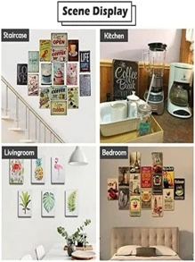 Vintage Metal Tin Sign & Aluminum Sign Board For Home Coffee Wall Decoration 12*8in - Multicolor - View 9