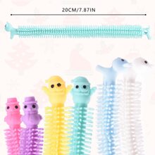 聖誕主題有彈性感官玩具,解壓玩具適用於兒童和成年人,聖誕晚會,長筒襪 - 彩色 - 查看 2