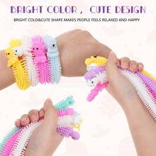 聖誕主題有彈性感官玩具,解壓玩具適用於兒童和成年人,聖誕晚會,長筒襪 - 彩色 - 查看 4