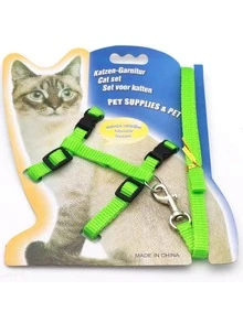 Correa de gato, diseñado para gatos - Verde - Ver 1