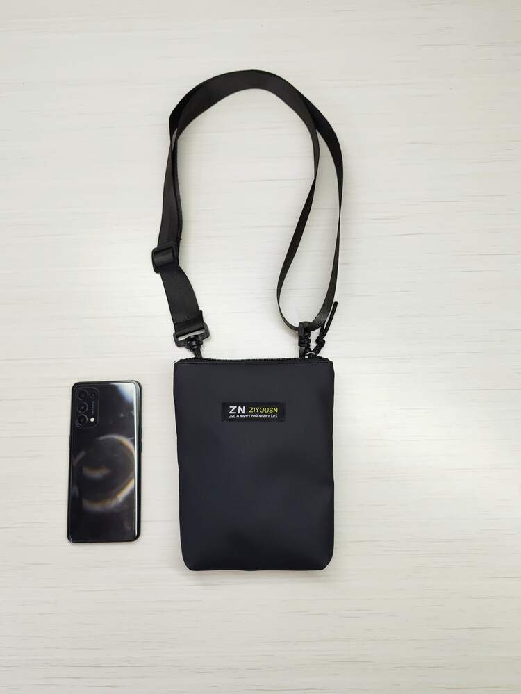 Borsa A Tracolla Uomo Piccola In Nylon Impermeabile, Antifurto, Leggera, Con Tasche Multiple, Dimensioni 26x21x7 Cm, Ideale Per Uso Quotidiano E Viaggi.