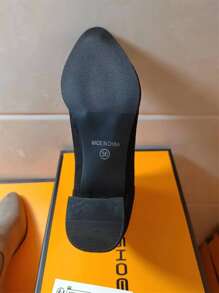 Women's Autumn/Winter New European And American Fashion Pointed Toe Short Boots, Suede Fabric, Elastic Band, Chunky Heel