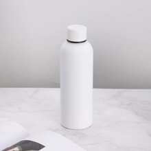 1入組不銹鋼真空絕緣水瓶帶橡膠塗料和防滑功能 - 白色 - 查看 4