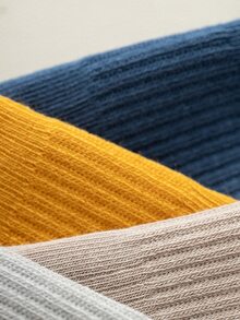 1pair Men's Low Cut Non-slip Socks With Dot Pattern, Solid Color, Suitable For Home, Exercise, Ballet, Pilates And Yoga - Black - View 10