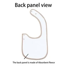 6入組可調節扣環的四層透氣吸水嬰兒圍兜,男女適用於春夏秋冬季節 - 彩色 - 查看 2