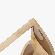 Unisex Foldable Fashionable Candy-Colored Fashion Glasses - Champagne - View 4