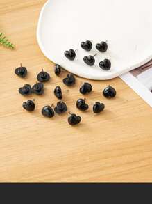 50pcs Plastic Love Thumbtack Shape Tack Binding Board Wall Nail Poster Photo Etc. Back To School