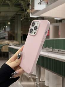Funda de teléfono de silicona rosa compatible con iPhone 15/15Pro/15Plus/15Promax, a prueba de agua, a prueba de golpes, resistente a caídas y arañazos - Rosa - Ver 3