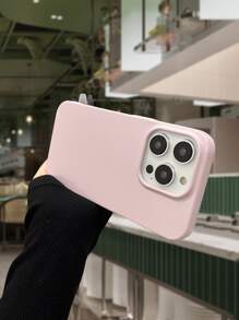 Funda de teléfono de silicona rosa compatible con iPhone 15/15Pro/15Plus/15Promax, a prueba de agua, a prueba de golpes, resistente a caídas y arañazos - Rosa - Ver 4