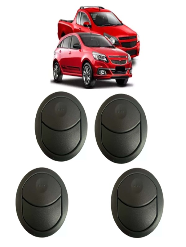 Kit Grade Difusor Ar Agile 2009 A 2014 Montana Nova Grafite