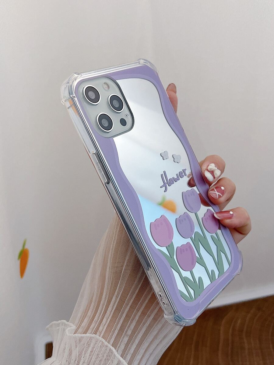 Hoa uất kim hương Vẽ Vỏ điện thoại gương - Trong sáng - Xem 1