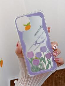 Hoa uất kim hương Vẽ Vỏ điện thoại gương - Trong sáng - Xem 4