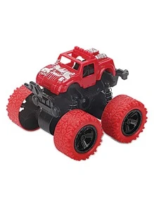 1pc Inertia Four-Wheel Drive Off-Road Vehicle Toy Car. The Perfect Christmas Gift For Children,Cars Kids,Christmas Toys,Race,Kids Christmas Toys,Wheels,Wheel Toy,Car,Cars,Car Toy,Toys & Games Cars,Car Race,Wheels Toy,Back To School - Red - View 2