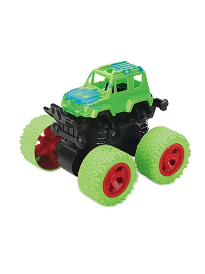 1件SUV汽车：四轮驱动惯性越野翻滚玩具，适合儿童 - 摩擦动力车。送给孩子的完美圣诞礼物，汽车，玩具车，汽车玩具，汽车，汽车，玩具车，返校
