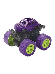 1 件四轮驱动惯性特技越野车模型：终极男孩玩具车！送给孩子的完美圣诞礼物，返校礼物 - 紫色 - 查看 2