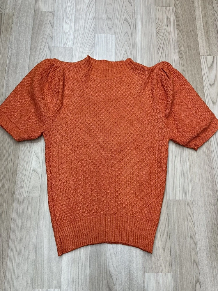 Women Knit Tops - Naranja - Añade 1