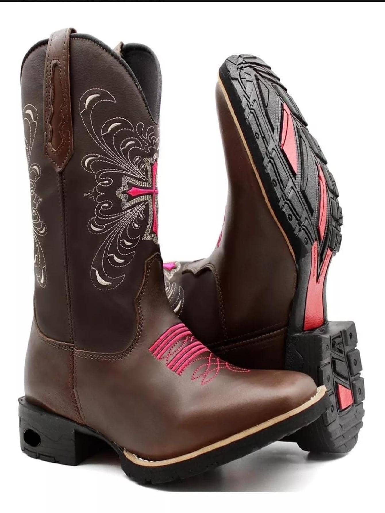 Women Fashion Boots - 鏽棕色 - 查看 1