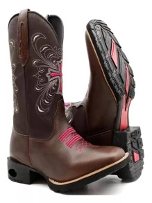 Women Fashion Boots - 鏽棕色 - 查看 2