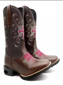 Women Fashion Boots - 鏽棕色 - 查看 3