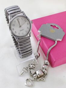 Women's Quartz Watches - Bạc - Xem 1